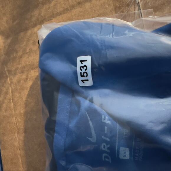 Tiger Woods Nike Golf Polo Shirt Vapor Men XXL Blue Grey Black Spandex STRETCH - Picture 13 of 13